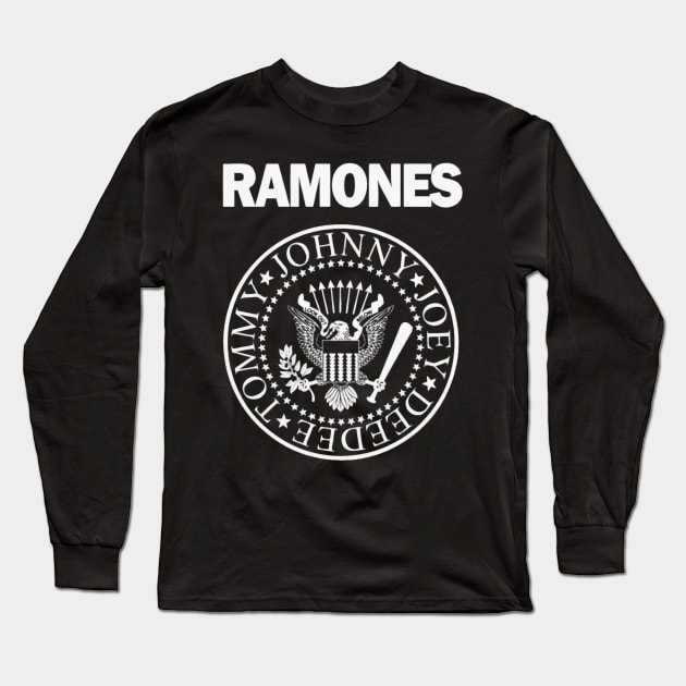 Ramones Band Rebellion Forever Punk Spirit Long Sleeve T-Shirt by Rutha CostumeFashionModel